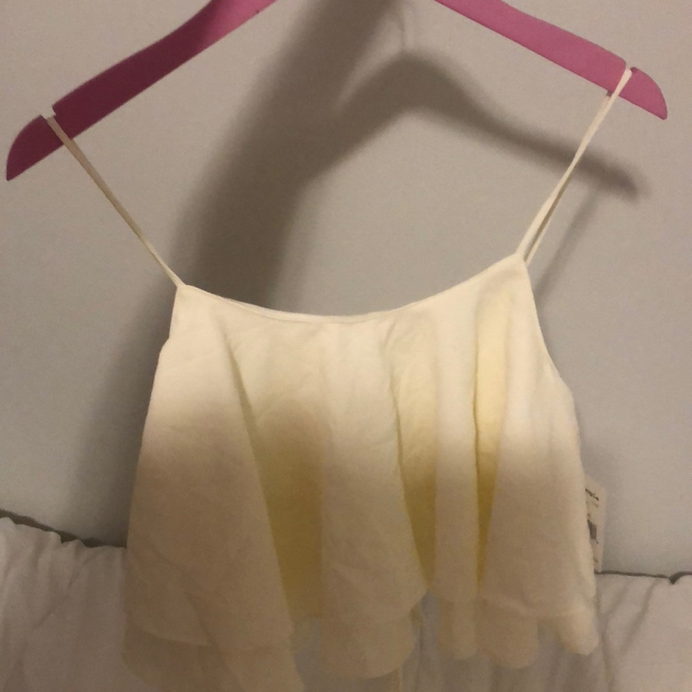 Free people flowy crop top